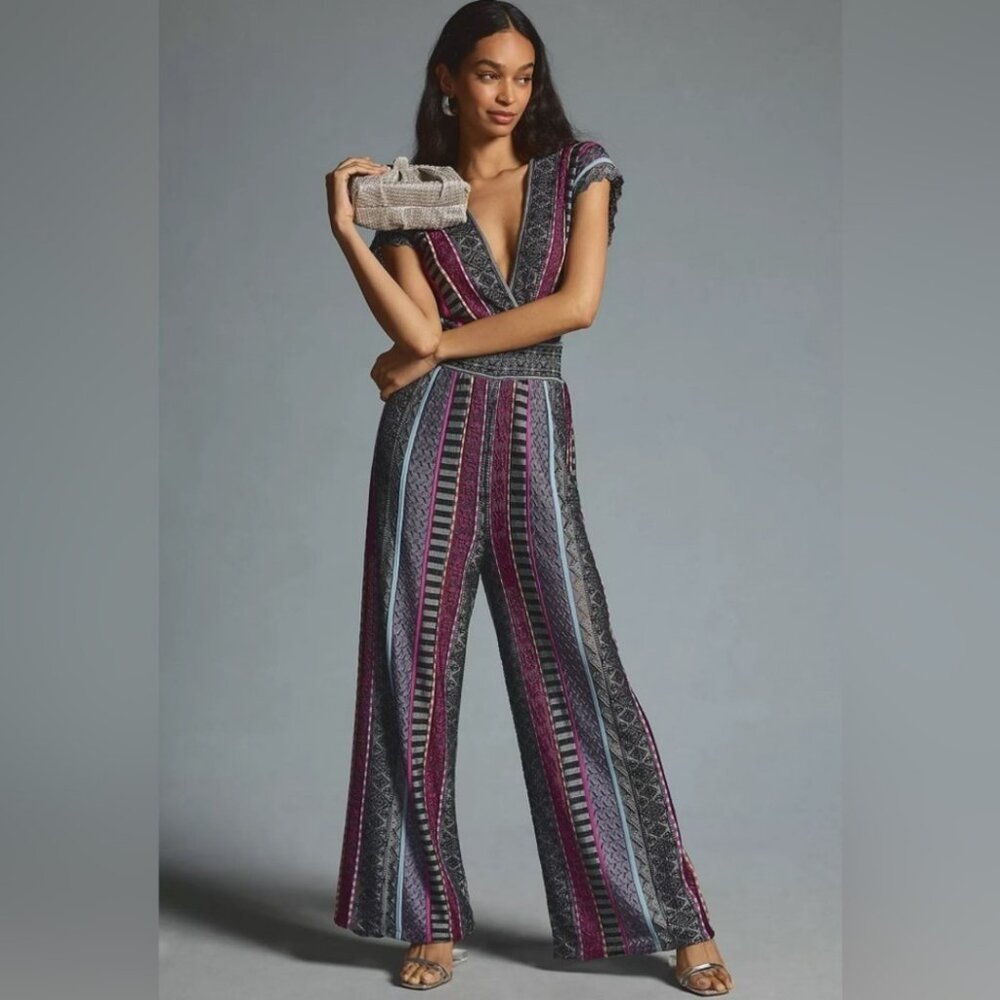 Cecilia Prado Striped Jumpsuit, size XS - Picture 2 of 9